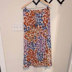 FARM Rio Multicolor Leopard Maxi Skirt
